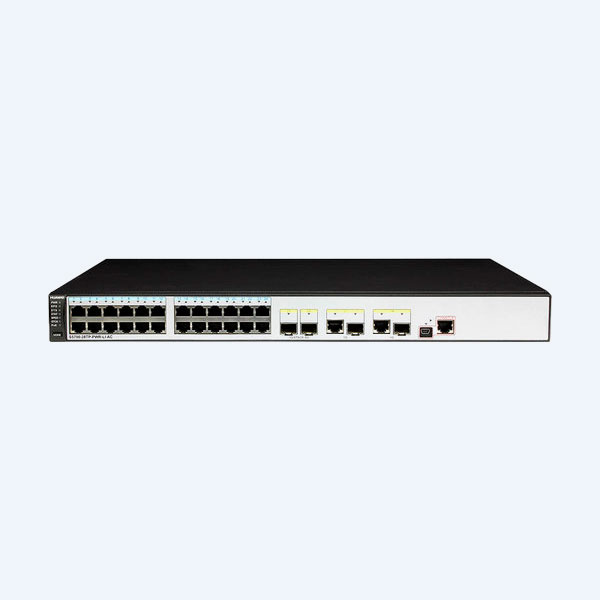 Switch Huawei S5700-28TP-PWR-LI-AC, 28 Puertos, 24 Puertos Gigabit Ethernet 10/100/1000 Mbps, 2 Puertos SFP, 2 Puertos Combo, PoE