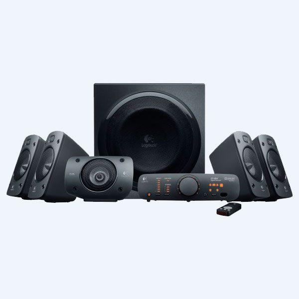 980-000474 - Bocinas Logitech Z906, 5.1 Canales, 500 watts RMS, DVD, iPod