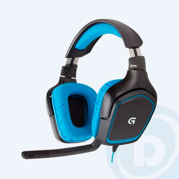 981-000551 - Diadema Logitech G430,  con Micr&oacute;fono, para Gamers, Dolby Surround 7.1