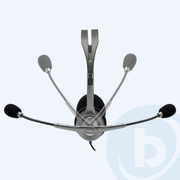 981-000612 - Diadema Logitech H111, Ajustable, 3.5mm, Negro