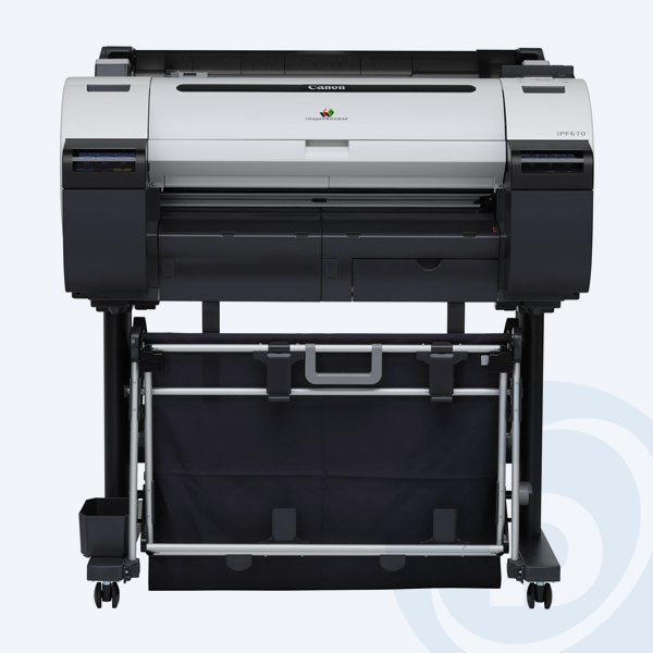 9854B002AA - Plotter Canon imagePROGRAF IPF670, 24", USB/Ethernet, 5 Colores