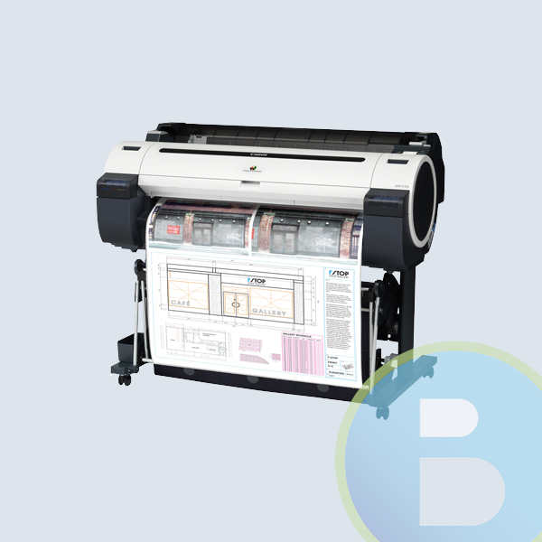 Plotter Canon ImagePrograf IPF770, 36, 5 Tintas,  Pedestal y 6 Tintas de arranque