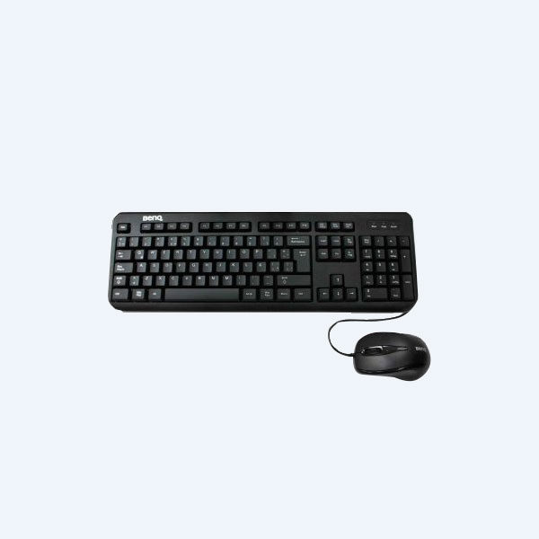 Combo Cableado Benq IX10, Teclado/Mouse, USB, Negro