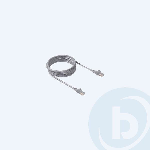 A3L791B25-S  - Cable de Red Belkin, Cat 5E, UTP Snagless Patch, RJ45 Macho/Macho, 7.5m, Gris