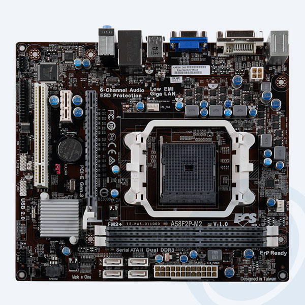 A58F2P-M2 - Tarjeta Madre ECS A58F2P-M2, DDR3 2133, MicroATX