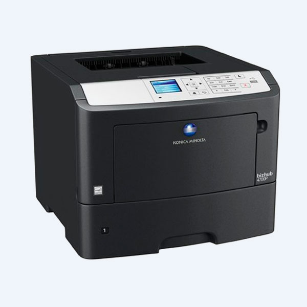 Impresora Láser Monocromático Konica Minolta 4700P, 50 ppm, USB/Ethernet, Oficio