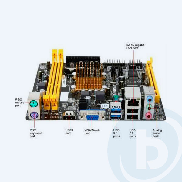 A68N-2100 - Tarjeta Madre Biostar A68N-2100, 2xDDR3, 1 x PCI-E x16 2.0