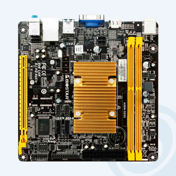 A68N-5000 - Tarjeta Madre Biostar A68N-5000, AMD  A4-5000, DDR3, 1 x PCI-E