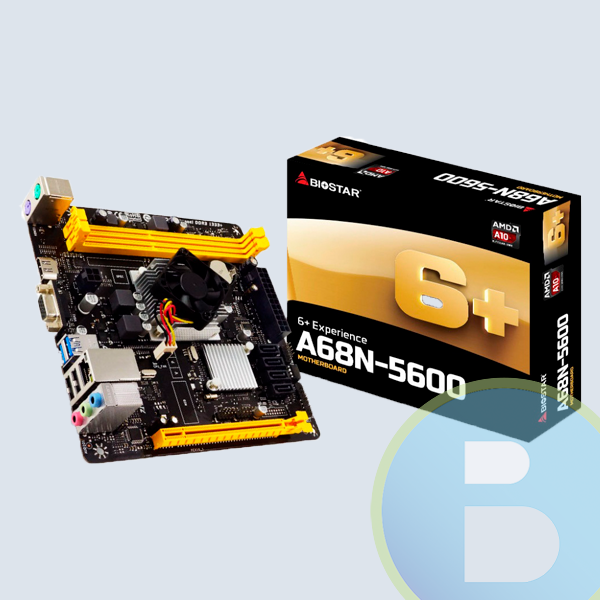 Tarjeta Madre Biostar Mini-ITX A68N-5600, AMD A68H, HDMI, 32GB DDR3