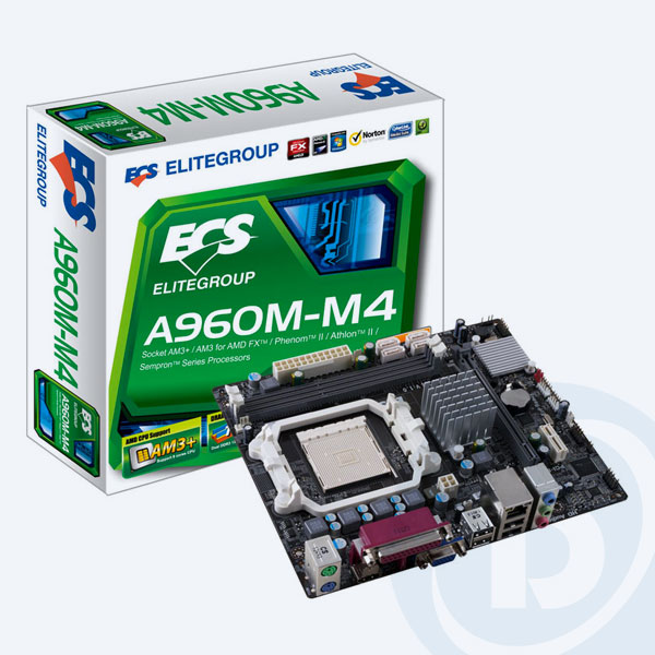 A960M-M4 V1.0 - Tarjeta Madre ECS A960M-M4 V1.0, 2x DDR3, 1x PCIE X16