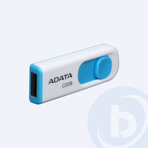 AC008-8G-RWE - Memoria USB 2.0 Adata AC008-8G-RWE, 8GB, Blanco/Azul