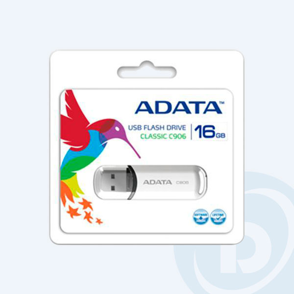 AC906-8G-RWH - Memoria USB 2.0 Adata C906, 8GB, blanco