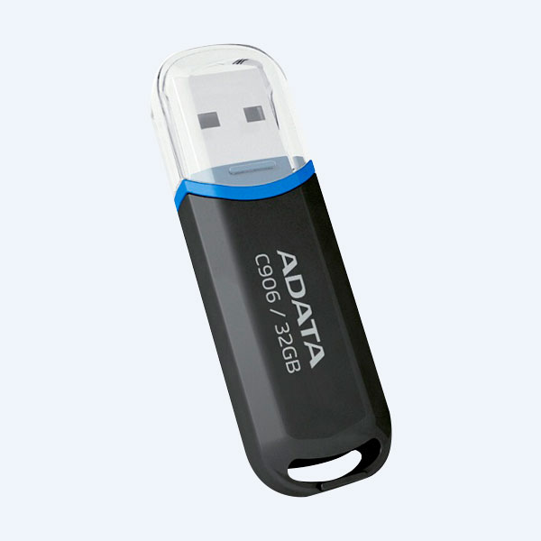 Memoria USB Adata C906, 32GB, Negro