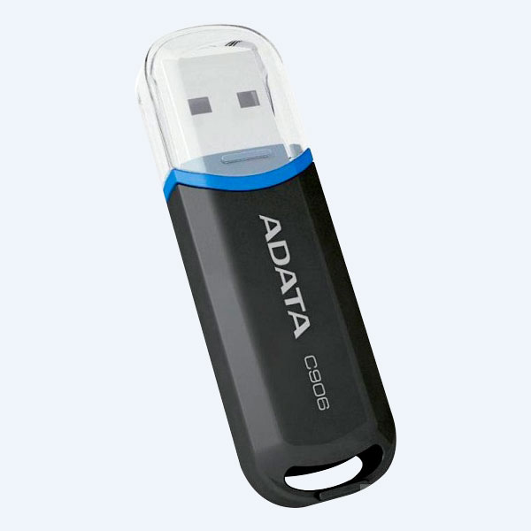 Memoria USB 2.0 Adata C906, 8GB, Negro