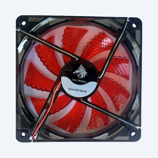 Ventilador para CPU KME Eagle Warrior, 12 cm, LED Rojo