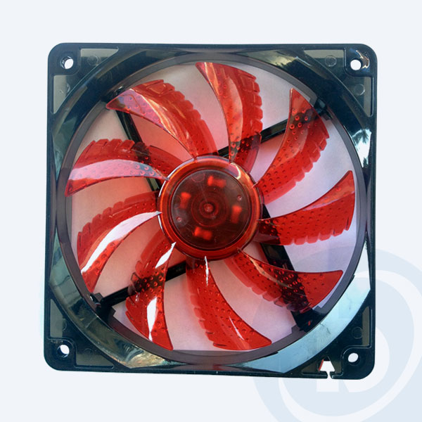 ACLEDFANRED12EGW - Ventilador para CPU KME Eagle Warrior, 12 cm, LED Rojo