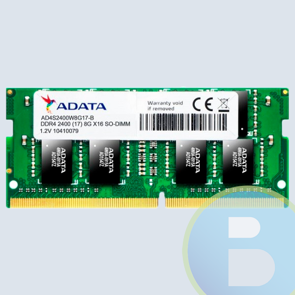 Memoria Adata DDR4 8GB, PC4-19200 2400Mhz 1.2v