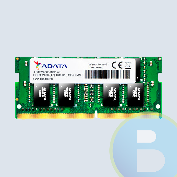 Memoria RAM Adata DDR4, 2400MHz, 4GB, Non-ECC, SO-DIMM