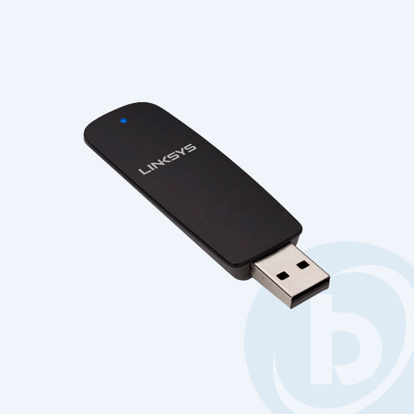 AE2500-LA - Tarjeta de Red Inal&aacute;mbrica USB Linksys AE2500, 2, 4 o 5 GHz Seleccionable, 2 Antenas internas