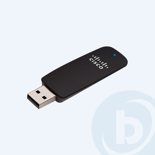 AE2500-LA - Tarjeta de Red Inal&aacute;mbrica USB Linksys AE2500, 2, 4 o 5 GHz Seleccionable, 2 Antenas internas