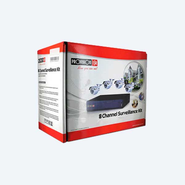 Grabador de video en red NVR Provision SA-8200AHD-1, 8 Canales + 4 Cámaras IP I1-380AHDE36, Tipo Bala DD 1TB