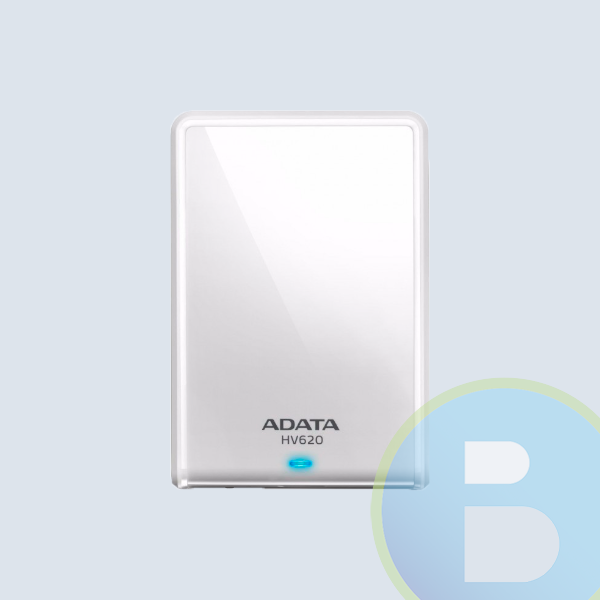 Disco Duro Externo Adata HV620S, 2.5'', 2TB, USB 3.0, Blanco