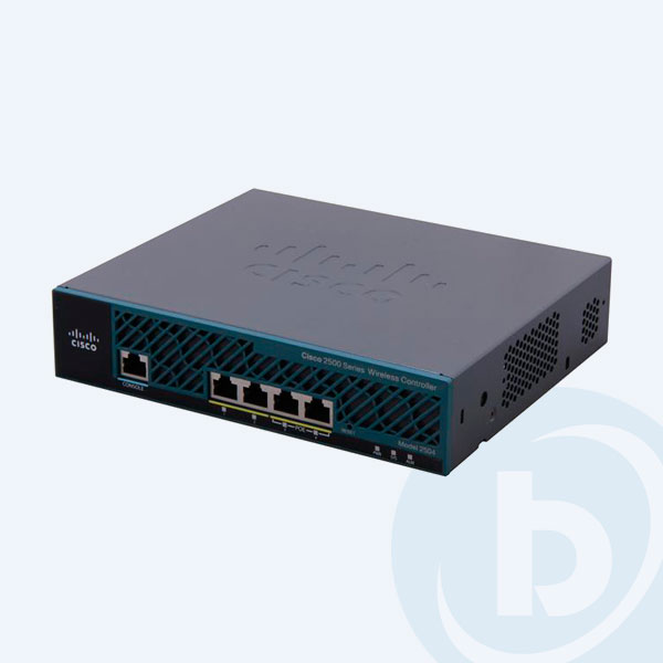 AIR-CT2504-15-K9 - Controlador Inal&aacute;mbrico Cisco Air 2504, 4 Puertos, Ethernet 10/100/1000 Mbps, 15 Licencias, QoS