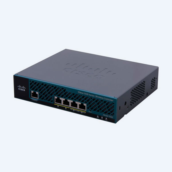 Controlador Inalámbrico Cisco Air 2504, 4 Puertos, Ethernet 10/100/1000 Mbps, 5 Licencias, QoS