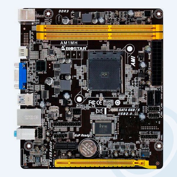 AM1MH - Tarjeta Madre Biostar AM1MH, DDR3L, S-AM1