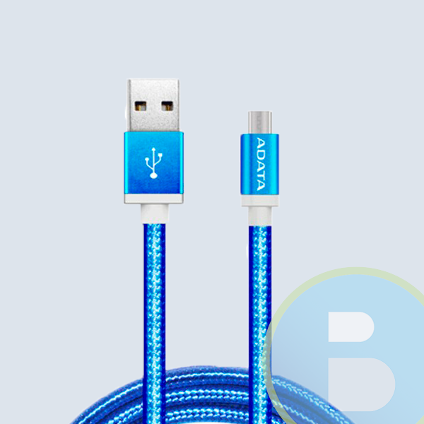 AMUCAL-100CMK-CB - Cable USB ADATA AMUCAL-100CMK-CB, 100 Cm, Micro USB/USB, Azul