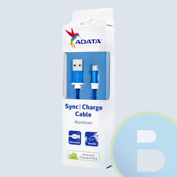 Cable USB ADATA AMUCAL-100CMK-CB, 100 Cm, Micro USB/USB, Azul