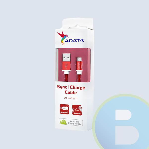 Cable USB Adata AMUCAL-100CMK-CRD, 100 Cm, Micro USB/USB, Rojo