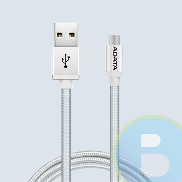 AMUCAL-100CMK-CSV - Cable USB ADATA AMUCAL-100CMK-CSV, 100 Cm, Micro USB/USB, Gris