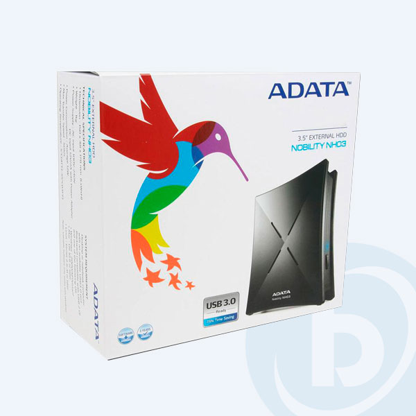 ANH03-3TU3-CBK - Disco Duro Externo Adata NH03, 3TB, 3.5'', USB 3.0/2.0