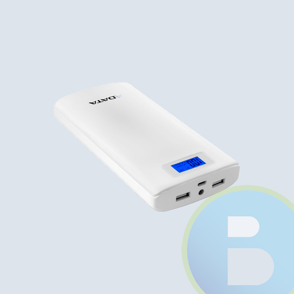 Bateria de Respaldo Power Bank Adata P12500D,  12500MAH/ , 2 USB , blanco
