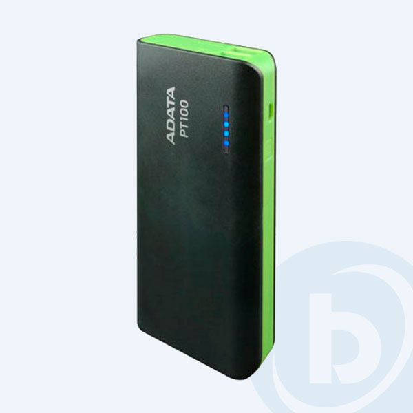 APT100-10000M-5V-CBKGR - Bater&iacute;a de Respaldo Adata APT100, 5V, 2A, Verde