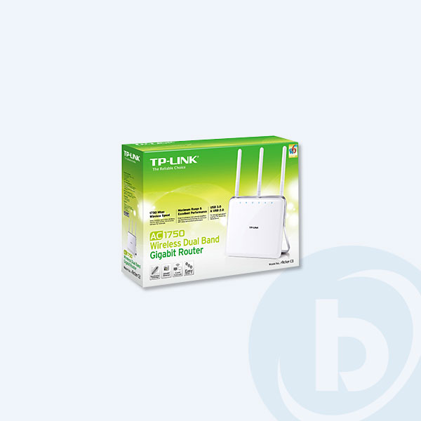 ARCHER C8 - Router Inal&aacute;mbrico TP-Link AC1750, 1.75Gbps, 4 Puertos LAN + 1 Puerto WAN +  1 Puerto USB 3.0 + 1 puerto USB 2.0