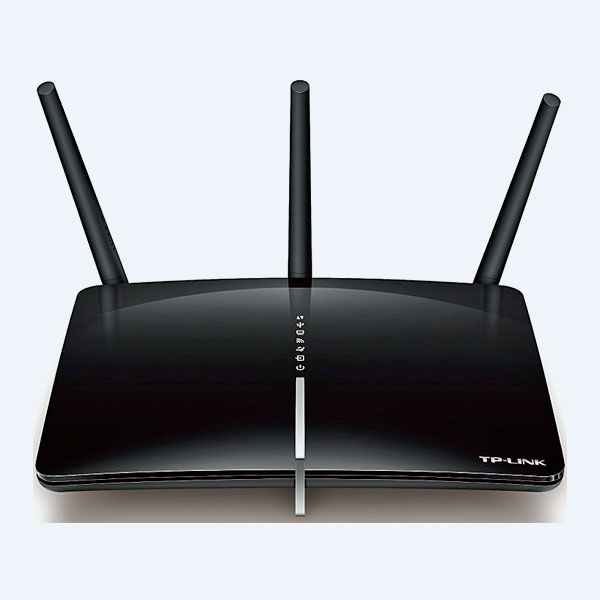 Router Inalámbrico TP-Link AC750, 300Mbps, Gigabit, Módem ADSL, 3 Puertos 10/100 + 1 Puerto WAN + 1 Puerto USB 2.0,