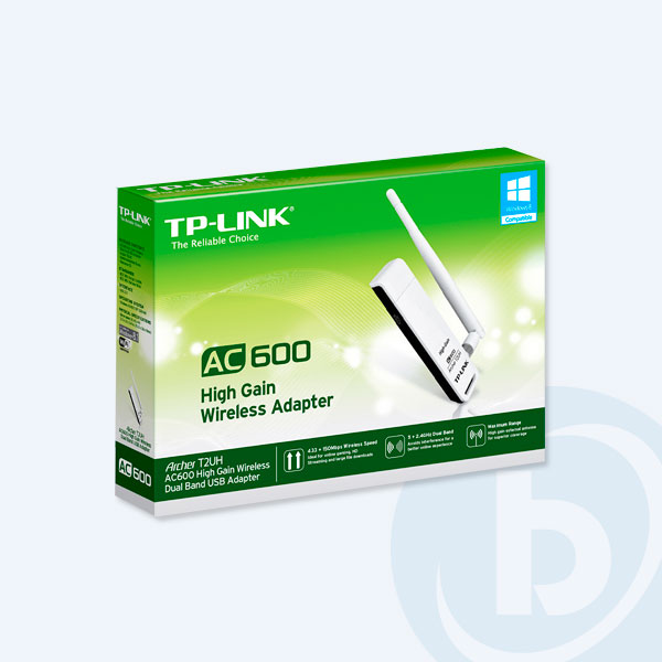 ARCHER T2UH - Tarjeta de Red Inal&aacute;mbrica Tp-Link Archer T2UH, USB, 433Mbps