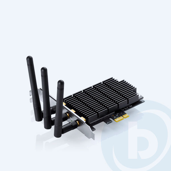 ARCHER T9E - Tarjeta de Red Inal&aacute;mbrica TP-Link AC1900, PCI, 1300 MB, 3 Antenas Desmontables