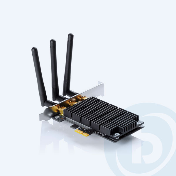ARCHER T9E - Tarjeta de Red Inal&aacute;mbrica TP-Link AC1900, PCI, 1300 MB, 3 Antenas Desmontables