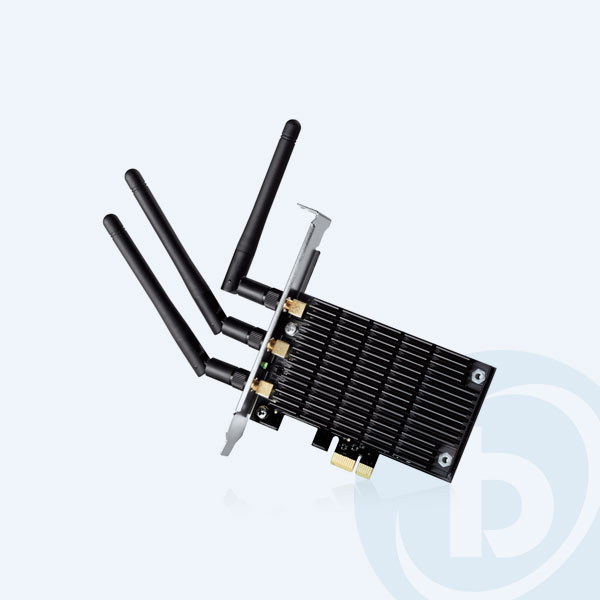 ARCHER T9E - Tarjeta de Red Inal&aacute;mbrica TP-Link AC1900, PCI, 1300 MB, 3 Antenas Desmontables