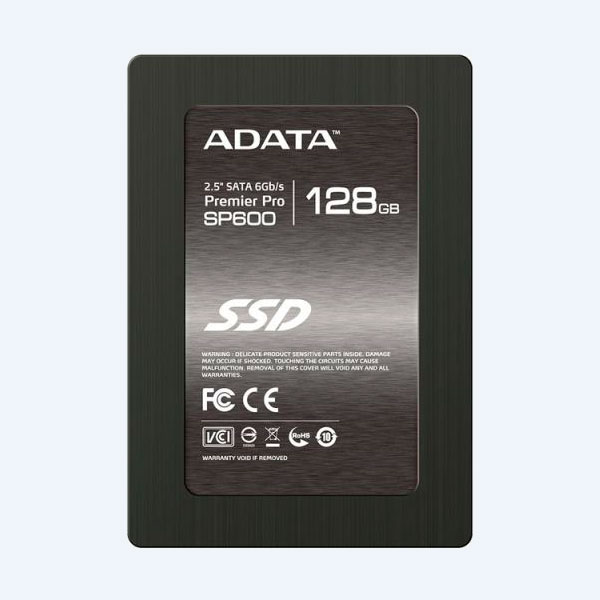 Disco Duro Interno de Estado Sólido Adata SP600, 128GB, 2.5'', Sata 3, con Bracket 3.5''