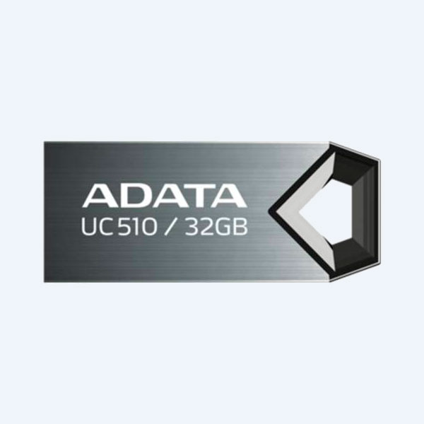 Memoria USB 2.0 Adata UC510, 32GB, Titanio
