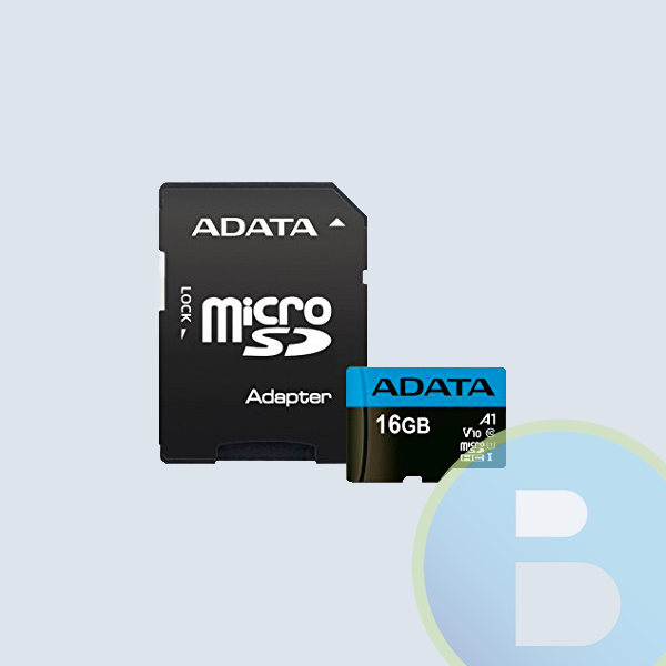 Memoria Flash MicroSDHC Adata UHS-I, 16GB , UHS-I Clase 10, con Adaptador
