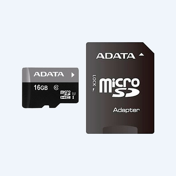 Memoria Micro SDHC Adata, 16GB, Clase 10, Con Adaptador