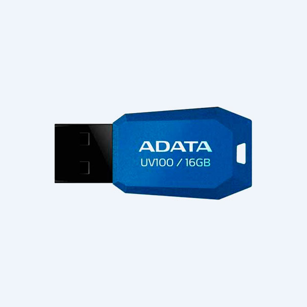 Memoria USB 2.0 Adata UV100, 16GB, Azul