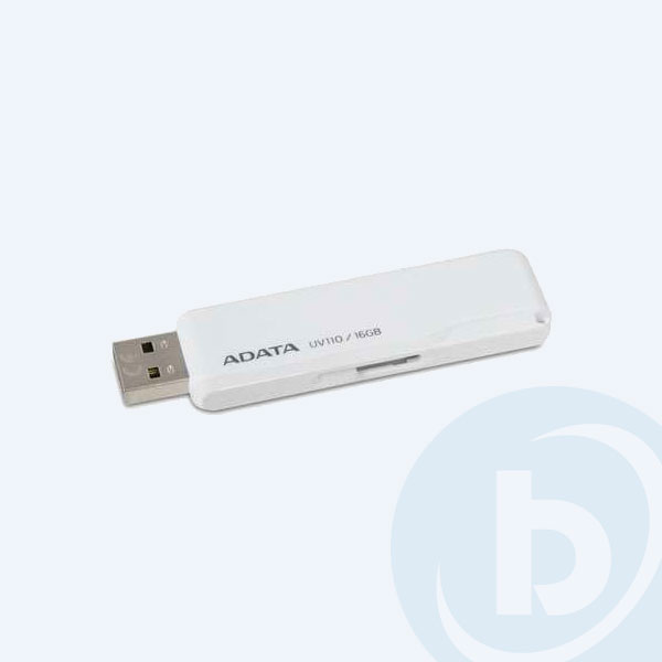 AUV110-16G-RWH - Memoria USB 2.0 Adata UV110, 16GB, Blanco