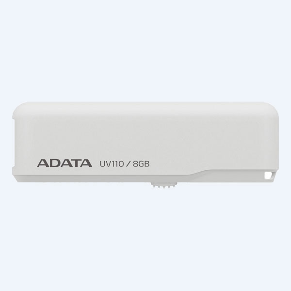 Memoria USB 2.0 Adata UV110, 8GB, Blanco