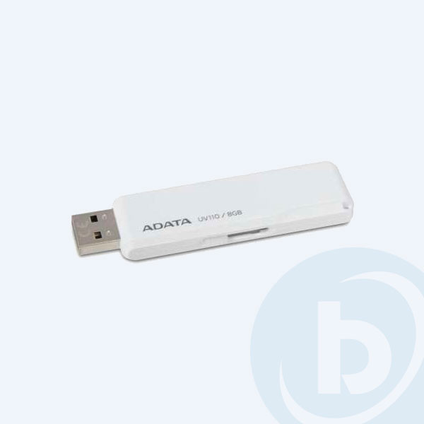 AUV110-8G-RWH - Memoria USB 2.0 Adata UV110, 8GB, Blanco